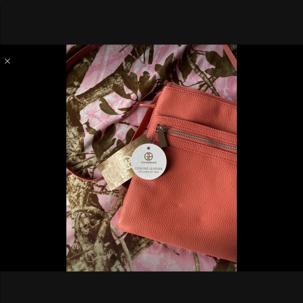 SOLD Giani Bernini pink crossbody bag